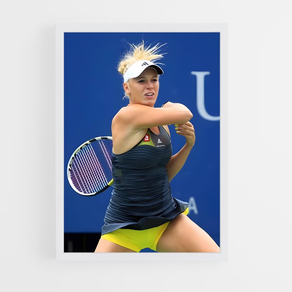 Poster Ace en Jaune – affiche Tennis (vue 3)